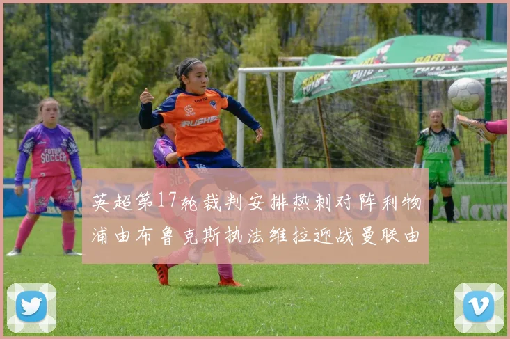 英超第17轮裁判安排热刺对阵利物浦由布鲁克斯执法维拉迎战曼联由奥利弗执法
